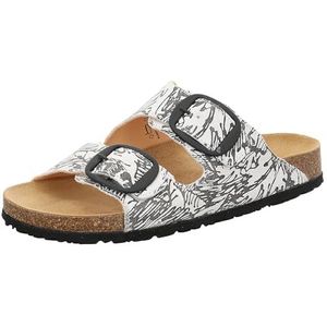 Think MOE duurzame pantoffels voor dames, bianco 1000, 36 EU, Bianco 1000, 36 EU