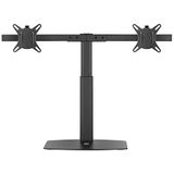 ACT AC8332 Dubbele Monitor Arm Gasveer tot 27"", VESA 75/100mm, Monitorbeugel, Kantelbaar 40° Zwenkbaar 90° Roteren 360°, Gewicht Max. 6KG - Zwart