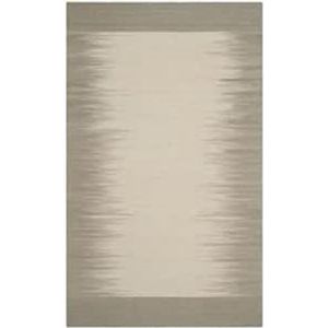 Safavieh Kelim-tapijt, KLM960 modern 160 x 230 cm beige/lichtgroen.