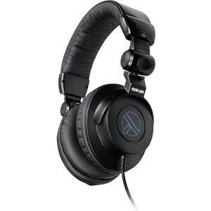 QUIK LOK - HP-10 hoofdtelefoon 32 ohm, gesloten, 50 mm, met 6,3 mm jackadapter, ideaal voor thuisopname, monitoring en lang luisteren