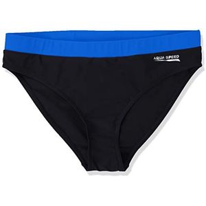 Aqua Speed dames slip 5908217664761 Fiona Swim Suit, zwart/blauw, maat 42