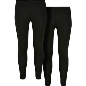 Urban Classics - Jersey 2pack - Legging - Zwart