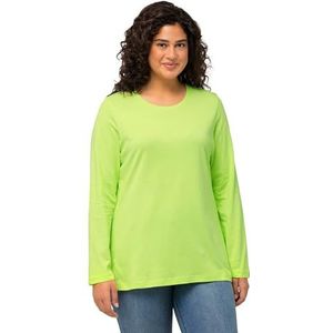 Ulla Popken Dames Regular Fit, Lime Groen, 16-18