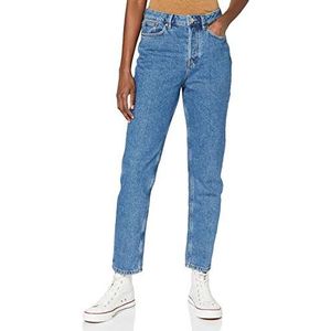 TOM TAILOR Denim Dames Mom Fit Jeans in washed-look 1021389, 10113 - Clean Mid Stone Blue Denim, 29