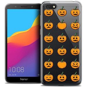 Beschermhoes voor Huawei Y5 2018, ultradun, Halloween, Smiley pompoen
