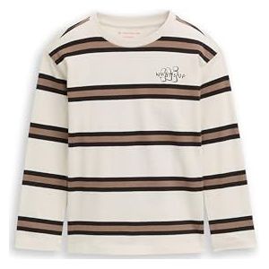 TOM TAILOR - T-shirt - Beige - 39073 - Lange Mouwen - Voor Jongens