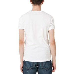 Q/S designed by - s.Oliver Heren T-shirt, wit (white 0100), S