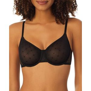 DKNY Women's Monogram Mesh Unlined Demi Bra