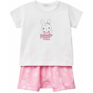 United Colors of Benetton babykleding voor jongens en meisjes 0-24, Roze, 12 Maanden