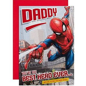 Hallmark Verjaardagskaart voor papa - Marvel Spider Man Design