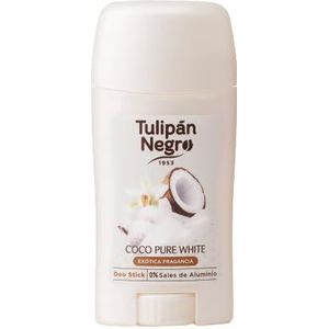 Tulipan Black, Deodorant Stick Coco Pure White, 0% Aluminum salts, 50 ml