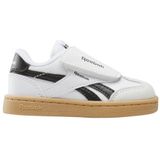 Reebok - Smash Edge Hook & Loop - Sportschoenen - Ftwrwhite Black Rgum1 - Unisex voor Kinderen