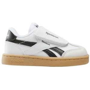 Reebok - Smash Edge Hook & Loop - Sportschoenen - Ftwrwhite Black Rgum1 - Unisex voor Kinderen