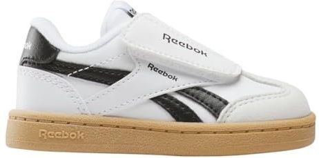 Reebok - Smash Edge Hook & Loop - Sportschoenen - Ftwrwhite Black Rgum1 - Unisex voor Kinderen