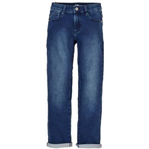 Jeans - Effen - Denim - Heavy Washed - 5-Pocket-Style
