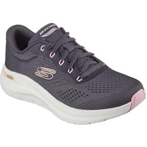 Skechers Dames Arch Fit 2.0 Big League Sneaker, Tinnen, 39.5 EU