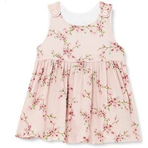 Pinokio babymeisje zomer muslinum jurk, Pink Flowers Summer Mood, 98 cm