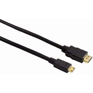 Hama High Speed HDMI™-kabel (mannelijk type A - type C-stekker (mini), ethernet, 2 m) zwart