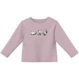 T-Shirt - Panda-print - Zacht Katoenen Jersey - Lange Mouwen