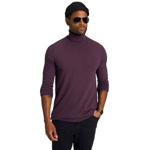 STHUGE Heren coltrui pullover aubergine, 7XL, aubergine, 7XL