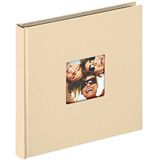 walther design fotoalbum crème 18 x 18 cm met omslaguitsparing, Fun FA-199-H