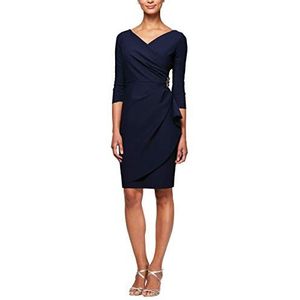 Alex Evenings Cocktailjurk voor dames, marineblauw, 44