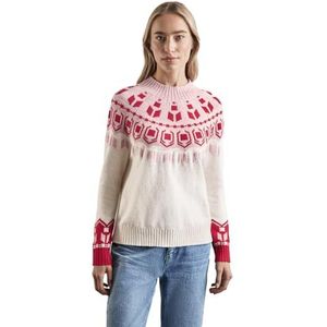 Street One - A302835 - Damestrui - Herfstrood - Gebreid met Noors Motief