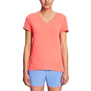 ESPRIT Sports Dames RCS T Edry wandel-shirt, koraal, S, koraalrood, S