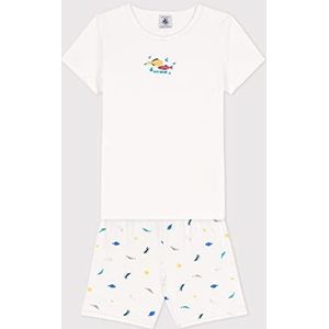 Petit Bateau Pijama-kousen voor meisjes, wit/multico., 5 Jaren