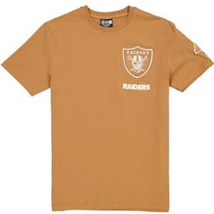 Las Vegas Raiders New Era Cap NFL Premium Logo Select Regular Fit T-Shirt Licht Brons Unisex