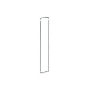 Binnenhoek verstelbaar 20 x 80 mm signaalwit