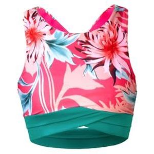 MF SEA® dames bikini met bralette-top voor een elegante en comfortabele look. Polyester en elastaan met UV50+UPF-bescherming. Ideaal voor zwemmen, surfen en watersporten. (L)