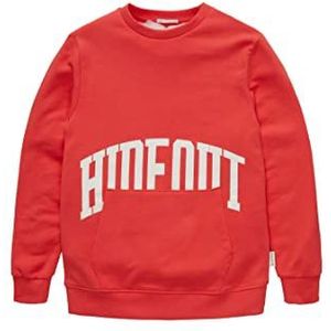 TOM TAILOR Sweatshirt voor jongens, 11042 - Plain Rood, 128 cm