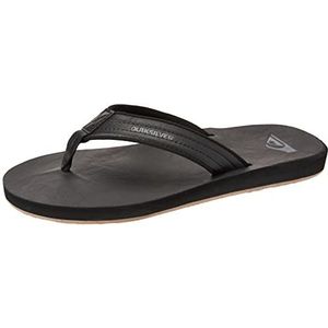 Quiksilver Carver Nubuck herensandalen, Zwart, 39 EU