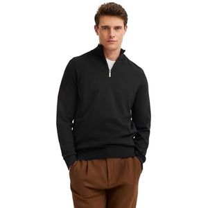 bugatti - Pull Troyer - Grijs - 280 - 95% Katoen en 5% Cachemire