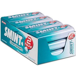 SMINT 2H Clean Breath Intense Mint – 12 blikjes met 50 powermints, suikervrije tandverzorging voor meer dan 2 uur