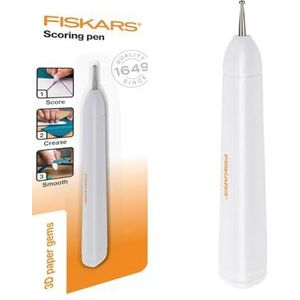 Fiskars Scoring pen, voor het creëren van 3D-vormen, gewicht: 40 g, kunststof, wit, 1059569