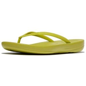 Fitflop Iqushion Ergonomische teenslippers voor dames, Citroengeel, 41 EU