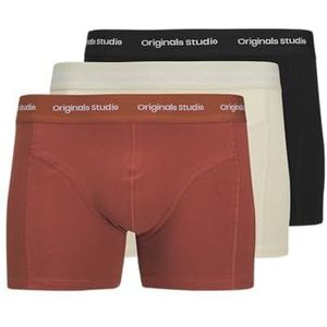 JACK & JONES Heren Jacvesterbro Solid Trunks 3 Pack N Pls (3-pack), Arabische Spice, 4XL