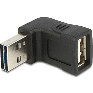 DeLock Adapter EASY USB 2.0-A stekker > USB 2.0-A bus gehoekt boven/beneden