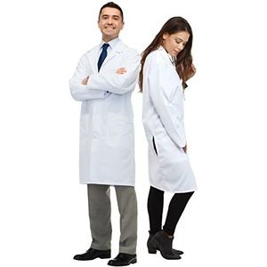 Dress Up America Laboratorium Jas - 3/4 Lengte Dokters Laboratorium Jas Voor Mannen En Vrouwen, Lichtgewicht Kwaliteits Materiaal