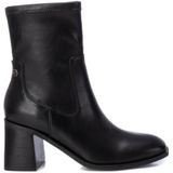 Xti - 14342101-NEGRO - Enkellaarsjes - Zwart - Hakhoogte 5 tot 8 cm - Ritssluiting
