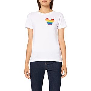 Disney WODMICKTS134 T-shirt, wit, XL dames