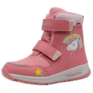 KangaROOS K-PE Candela V RTX SL sneeuwlaarzen, Dusty Rose/Rose Unicorn, 35 EU, Dusty Rose Eenhoorn, 35 EU