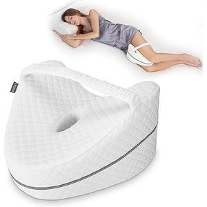 LITSPOT - Kniekussen - Orthopedisch - Traagschuim - Voor Zijslapers - Ondersteuning van Heupen en Benen