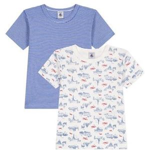 Petit Bateau T-shirts met korte mouwen (2 stuks) voor kinderen en jongeren, Versie 1., 2 anni