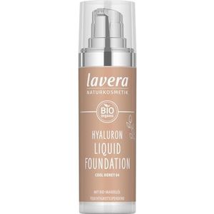 lavera Hyaluron Liquid Foundation - Cool Honey 04 - Fonds - natuurlijke cosmetica - veganistisch - siliconenvrij - natuurlijk hyaluronzuur - 30 ml