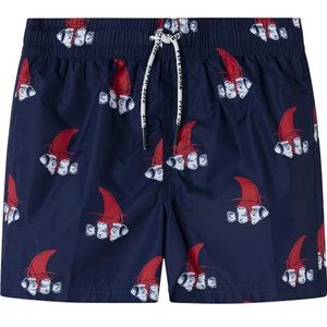Pepe Jeans Vissen Zwemshort voor jongens, Blauw (marine), 12 jaar
