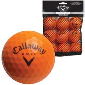 Callaway Zachte Flight Ballen met Hex Patroon (Pack van 9) - Oranje - Oefenballen