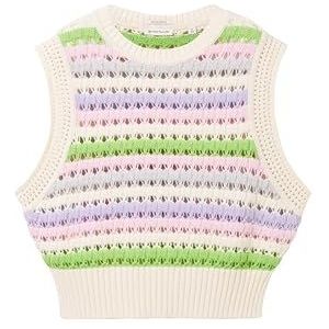 TOM TAILOR meisjes pullunder met strepen, 32556-roze paars multicolor streep, 164 cm